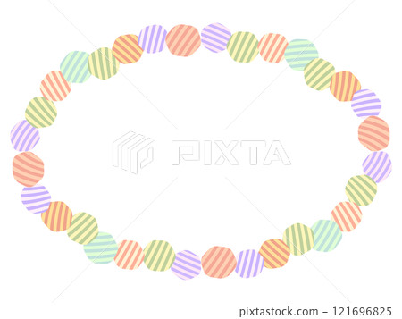 Colorful frame decorative material 121696825