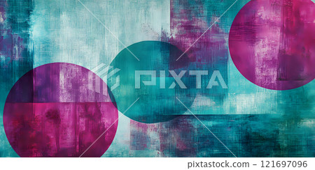 Abstract Mixed Media Background Merging Photography and Digital Art in Vibrant Colors 121697096