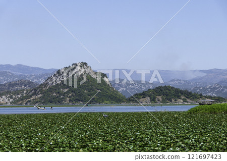 Montenegro, Skadar Lake National Park and its nature reserve. Montenegro, Skadar Lake National Park and its nature reserve. 121697423
