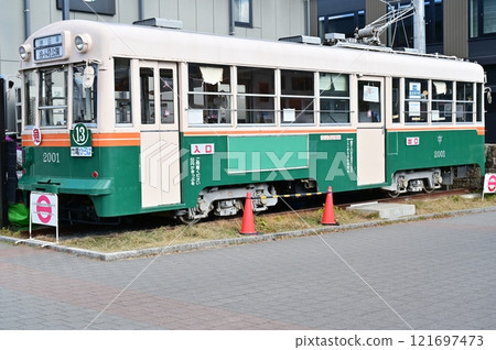京都市電車上的單人車廂 121697473