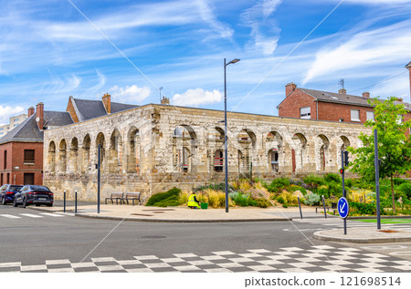 Amiens old town historical centre, Hauts-de-France Region, France 121698514