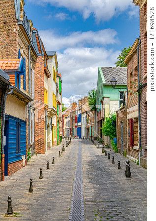 Amiens old town historical centre, Hauts-de-France Region, France Amiens old town historical centre, Hauts-de-France Region, France 121698528
