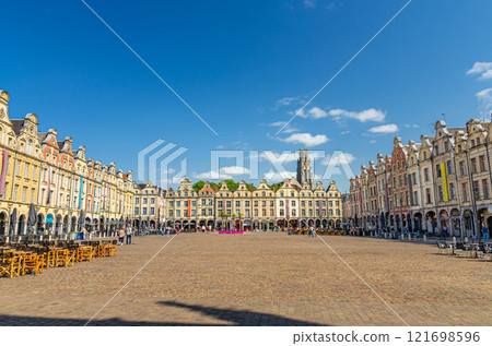 Arras old town historical centre, Hauts-de-France Region, France Arras old town historical centre, Hauts-de-France Region, France 121698596