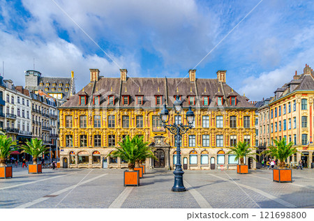 Lille old town historical centre, Hauts-de-France Region, France 121698800
