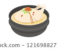 Samgyetang illustrations 121698827