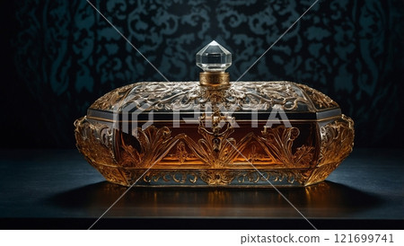 unusual glass whiskey container 121699741