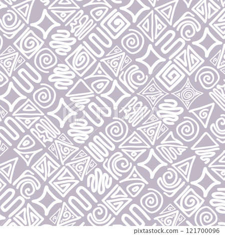 Zentangle - multicolored pattern without a background 121700096