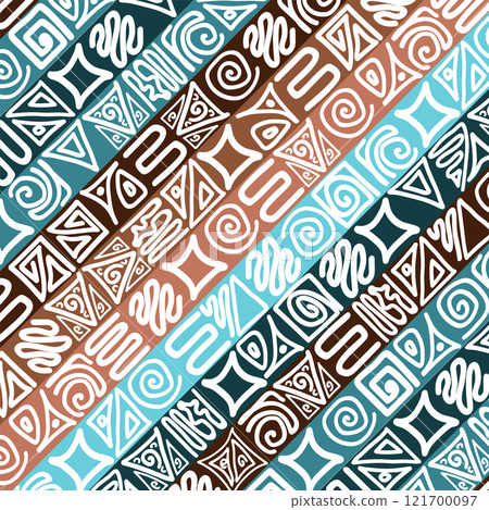 multicolored zentangle pattern on a multicolored background 121700097