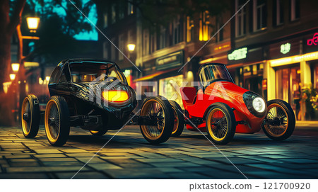 Luxuries Car on Road in the city, Wallpaper 121700920