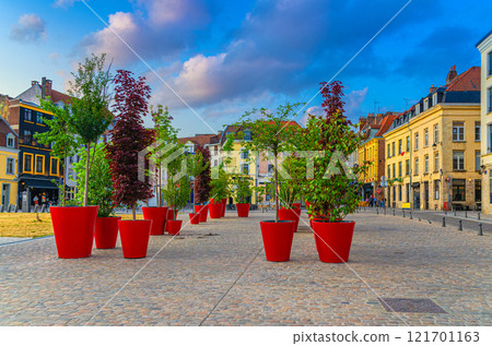Lille city historical center, French Flanders, Nord department, France 121701163