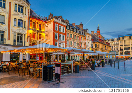 Lille city historical center, French Flanders, Nord department, France Lille city historical center, French Flanders, Nord department, France 121701166