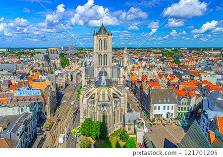 Ghent city historical centre, Flemish Region, Belgium Ghent city historical centre, Flemish Region, Belgium 121701205