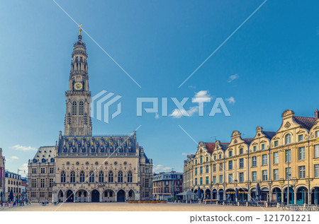 Arras historical city center, Hauts-de-France Region, Northern France Arras historical city center, Hauts-de-France Region, Northern France 121701221
