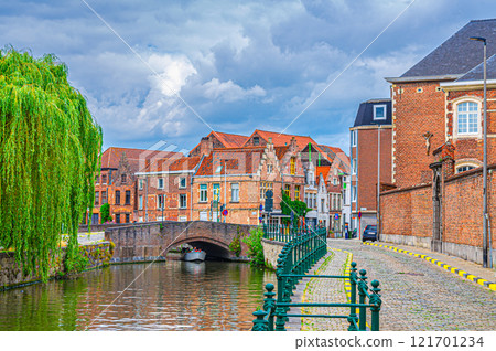 Ghent city historical centre, Flemish Region, Belgium 121701234