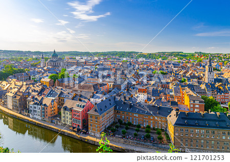 Namur historical city centre, Wallonia, Walloon Region, Belgium 121701253