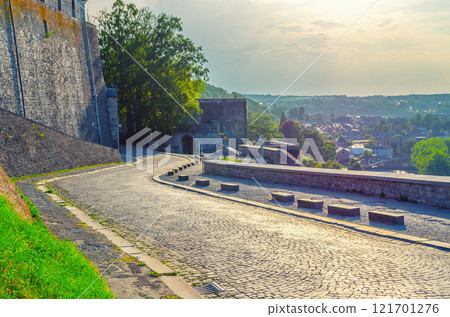 Namur historical city centre, Wallonia, Walloon Region, Belgium 121701276