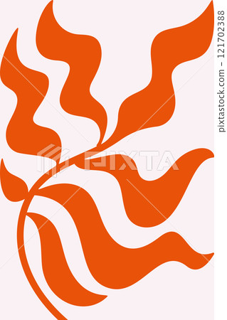 Herbal stem simple foliage element 121702388