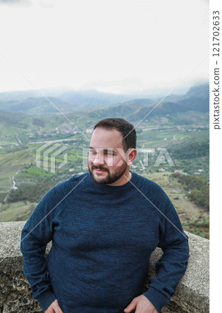 Smile And Joy Of A Man In His Little Town Smile And Joy Of A Man In His Little Town 121702633