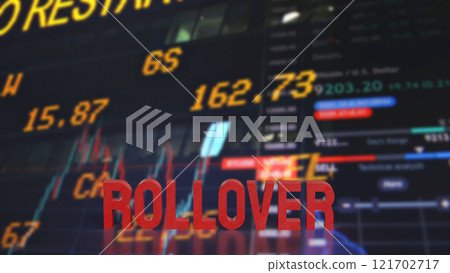 The Rollover text on Business Background 3d rendering. The Rollover text on Business Background 3d rendering. 121702717