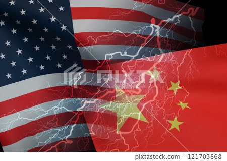 Image of US-China relations Image of US-China relations 121703868