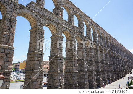 The longest medieval aqueduct in Segovia The longest medieval aqueduct in Segovia 121704043