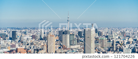 "Tokyo" View of Tokyo from the observation deck of the Tokyo Metropolitan Government Building 121704226