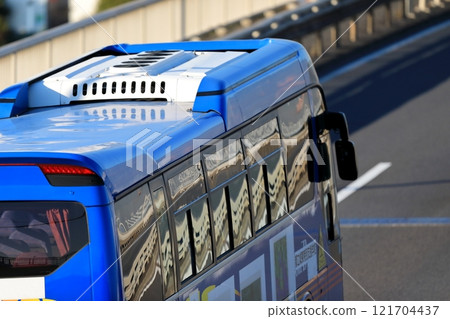 Large sightseeing bus Large sightseeing bus 121704437