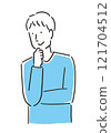 A man thinking 121704512