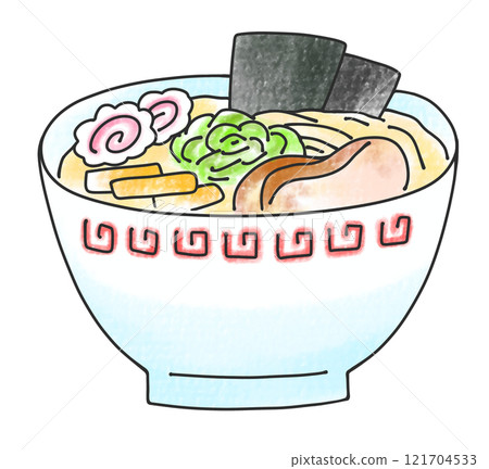 A simple and easy ramen, analog style A simple and easy ramen, analog style 121704533
