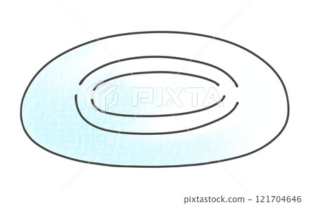 A simple, upside-down plate with an analogue look A simple, upside-down plate with an analogue look 121704646