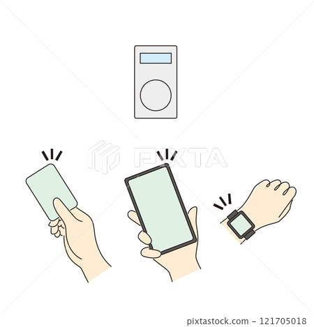 Touch payment illustration 121705018