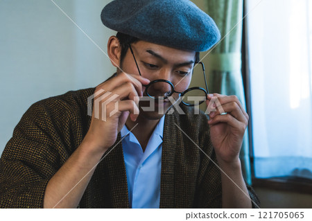 Retro image cut Retro image cut 121705065