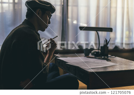 Retro image cut Retro image cut 121705076