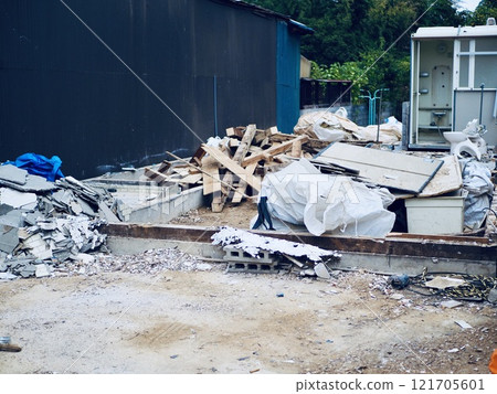 拆除的建築物 拆除的建築物 121705601