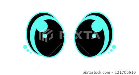 Y2K abstract eyes Shape. Playful cartoon eyes in retro style. Cute icon, modern aesthetic, trendy decoration. Perfect for graphic collections or nostalgic designs from the 90s. Y2K abstract eyes Shape. Playful cartoon eyes in retro style. Cute icon, modern aesthetic, trendy decoration. Perfect for graphic collections or nostalgic designs from the 90s. 121706610