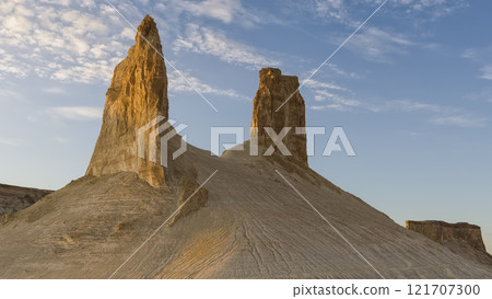 Sunset at Bozjyra, Mangystau, Ustyurt Plateau, Kazakhstan 121707300