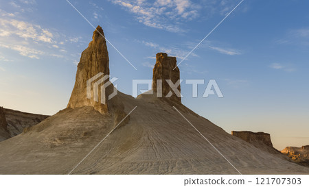 Sunset at Bozjyra, Mangystau, Ustyurt Plateau, Kazakhstan 121707303