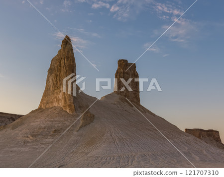 Sunset at Bozjyra, Mangystau, Ustyurt Plateau, Kazakhstan 121707310