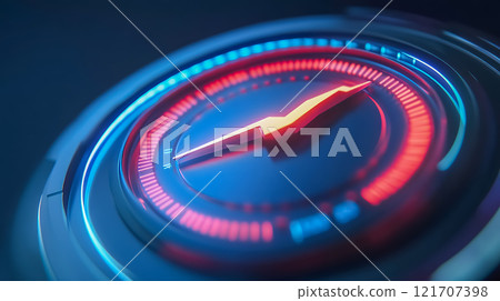 Benchmark measurement image floating in cyberspace Benchmark measurement image floating in cyberspace 121707398