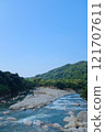 Landscape with river 121707611