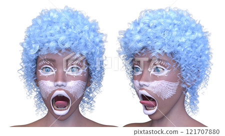 Close-up of a woman's face Close-up of a woman's face 121707880