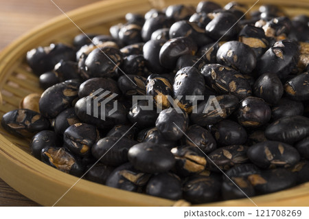 Roasted black beans Roasted black beans 121708269