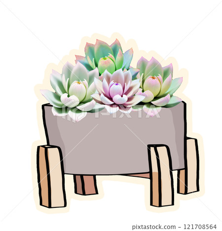 a view of a purple lotus flower 121708564