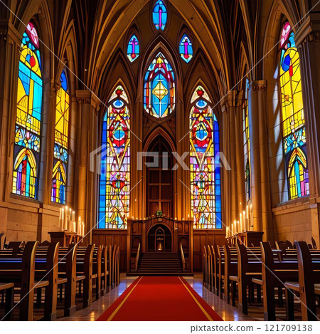 Beautiful stained glass Beautiful stained glass 121709138