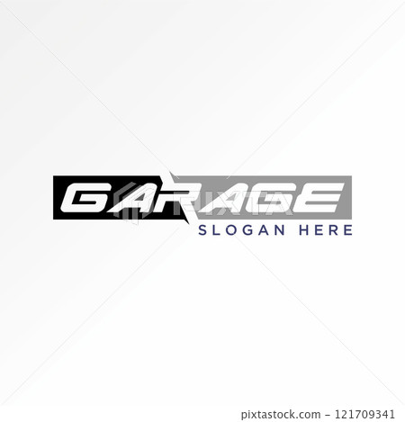 Logo design graphic concept creative premium vector stock image graphic text word Garage font automotive shop tool repair monogram typography workshop Logo design graphic concept creative premium vector stock image graphic text word Garage font automotive shop tool repair monogram typography workshop 121709341