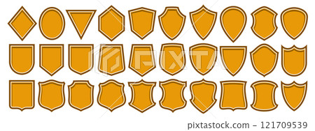 Vector Shield Icon Set 121709539