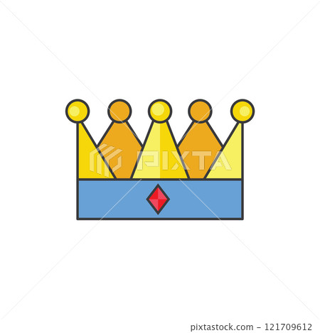 Crown icon design 121709612