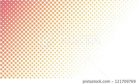 Salmon pink gradient halftone (dot gradient) background illustration Salmon pink gradient halftone (dot gradient) background illustration 121709769