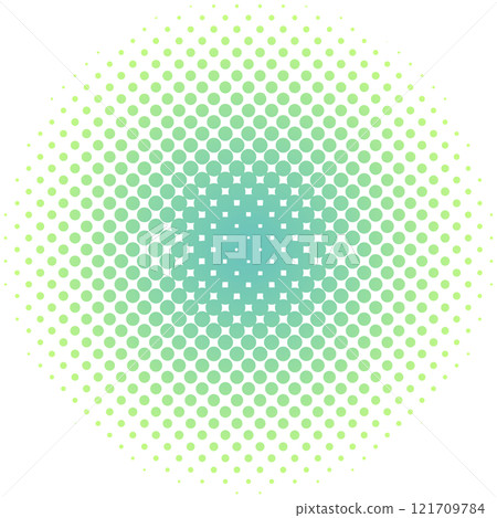 Circular green gradient halftone (dot gradient) Circular green gradient halftone (dot gradient) 121709784