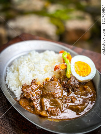 Curry rice to eat outdoors Curry rice to eat outdoors 121709904